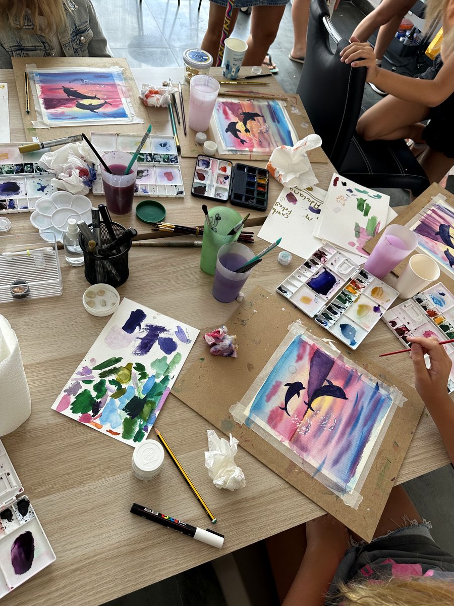 Арт-майстер-клас акварель і ранкова йога